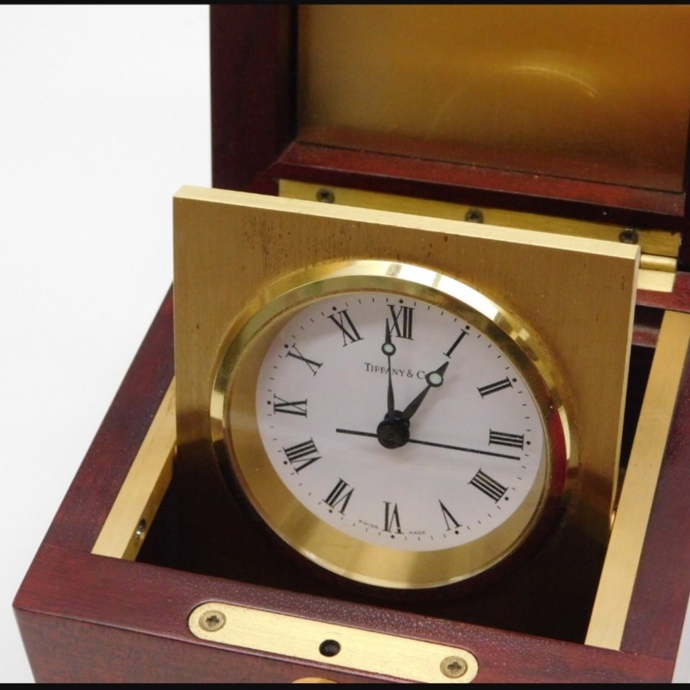 Tiffany & Co. Chronometer Swinging Desk Clock